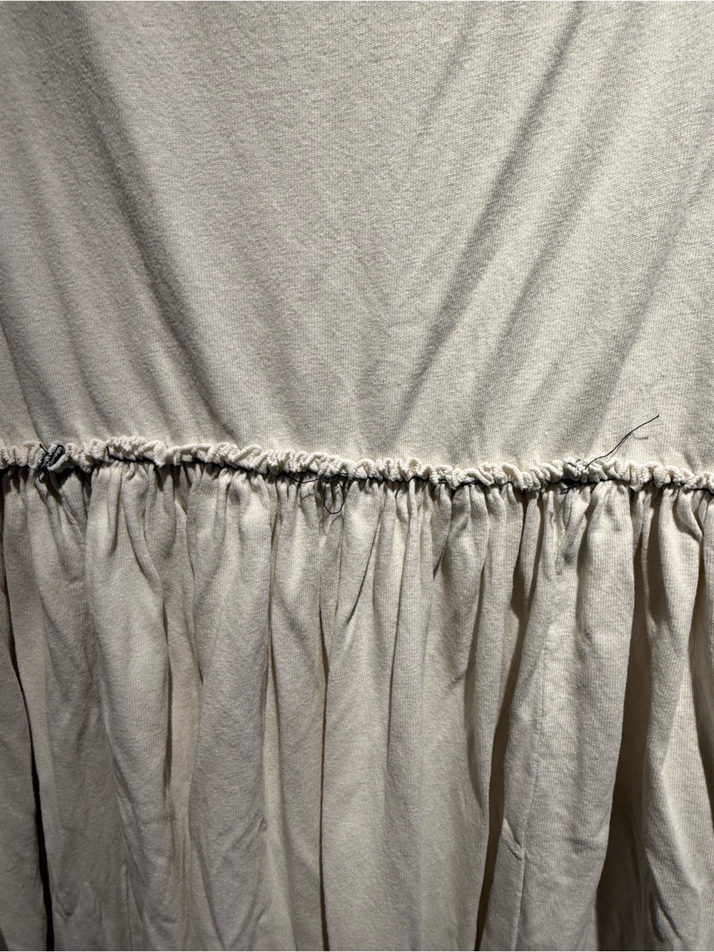Free People Short-Sleeve Maxi Dress in Light Beige Size S - Picture 3 of 3